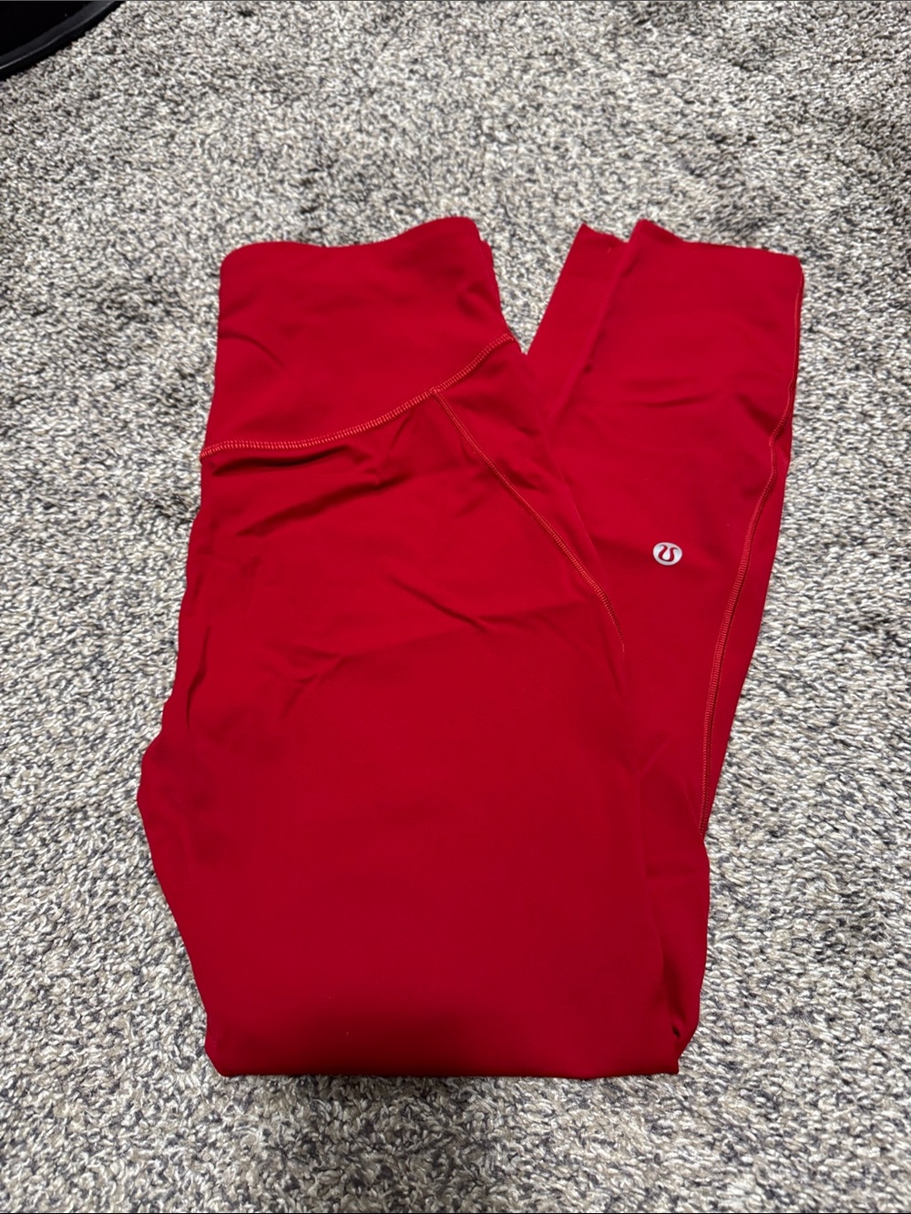 lululemon athletica Red High-Rise Performance Leggings